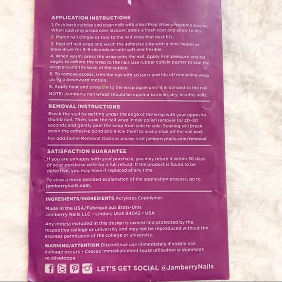 Jamberry Holiday Nail Wraps 2 Coordinating Sets Winter Christmas Nail Stickers - Picture 5 of 5